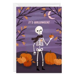 Hallmark - Chill Skeleton Custom Halloween Card