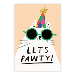 Alternative view of Hallmark - Pawty Cat Custom Celebration eCard