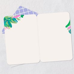 Alternative view of Hallmark - Painted Flowers Blank Thank You Card