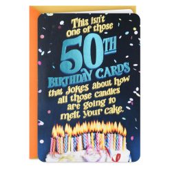 Hallmark - You're More on Fire Than Ever Funny Pop-Up 50th Birthday Card