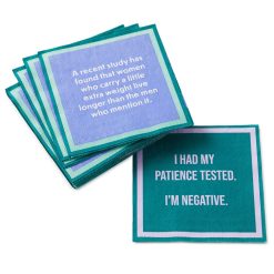 Hallmark - Drinks on Me Recent Study Funny Party Napkins, Pack of 20
