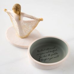 Alternative view of Hallmark - Willow Tree Girl in Butterfly Dress Keepsake Box