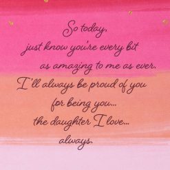 Alternative view of Hallmark - So Proud of You Birthday Card for Daughter