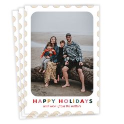 Hallmark - Postage Stamp Flat Holiday Photo Card