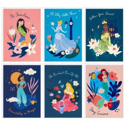 Hallmark - Disney Princess Hellos Assorted Blank Note Cards, Pack of 24