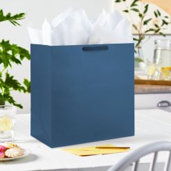 Alternative view of Hallmark - 15" Navy Extra-Deep Gift Bag