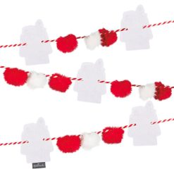 Alternative view of Hallmark - Peanuts Snoopy Doghouse Fabric Hallmark - Garland, 72