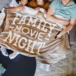 Alternative view of Hallmark - Family Movie Night Oversized Blanket, 60x80