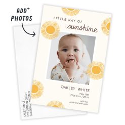 Alternative view of Hallmark - Ray of Sunshine Birth Announcement