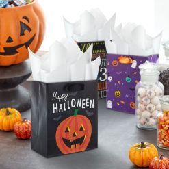 Alternative view of Hallmark - 6.5" Spooky Time 6-Pack Assorted Small Halloween Gift Bag Bundle