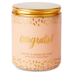 Hallmark - Congrats! Scented Single-Wick Jar Candle, 7 oz.