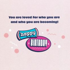 Alternative view of Hallmark - You Are Loved Birthday Card for Granddaughter With Sticker