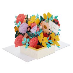 Hallmark - 16.38" Jumbo Sending Happy Thoughts 3D Pop-Up Thinking of You Card