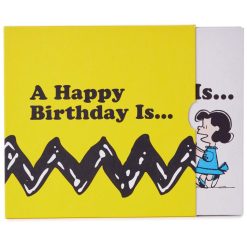 Alternative view of Hallmark - Peanuts A Happy Birthday Isé Book