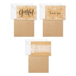Alternative view of Hallmark - Rustic Floral Boxed Blank Thank-You Notes Assortment, Pack of 48