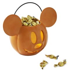 Alternative view of Hallmark - Disney Mickey Mouse Jack-o'-Lantern Candy Bowl With Light
