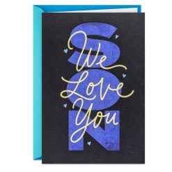 Hallmark - We Love You, Son Birthday Card for Him