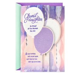 Hallmark - So Proud of the Woman You Are Birthday Card for Granddaughter