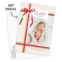Alternative view of Hallmark - Early Gift New Baby Flat Christmas Photo Card