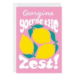 Hallmark - You're the Zest Lemons Custom Friendship Card
