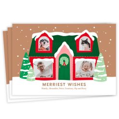 Hallmark - Sweet Holiday Home Flat Christmas Photo Card