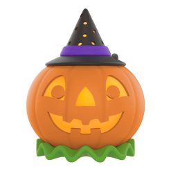 Hallmark - Mini Halloween Time ShowToppers Musical Tree Topper With Light, 3.75