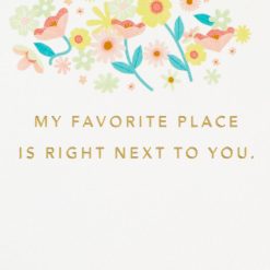 Alternative view of Hallmark - My Favorite Place Love Card