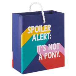 Hallmark - 4.6" Spoiler Alert Gift Card Holder Mini Bag