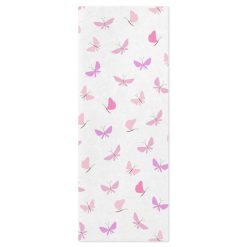 Hallmark - Pink Butterflies on White Mother's Day Tissue Paper, 6 sheets