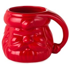 Hallmark - Red Sculpted Santa Mug, 8 oz.