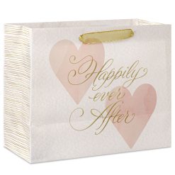 Alternative view of Hallmark - 7.7" Happily Ever After Medium Horizontal Gift Bag