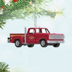 Alternative view of Hallmark - Mini Lil' American Trucks 1978 Dodge Li'l Red Express Truck 2025 Metal Ornament, 0.75