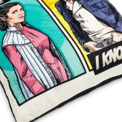 Alternative view of Hallmark - Star Wars Han Solo and Princess Leia Pillow With Sound