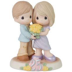 Hallmark - Precious Moments Twenty-Five Happy Years Together Figurine, 5.1