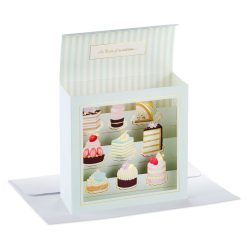 Hallmark - Retro Dessert Case 3D Pop-Up Birthday Card