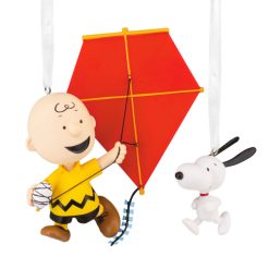 Hallmark - Peanuts 75th Anniversary Charlie Brown and Snoopy Hallmark - Ornaments, Set of 2