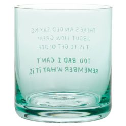 Alternative view of Hallmark - An Old Saying Funny Rocks Glass, 12 oz.