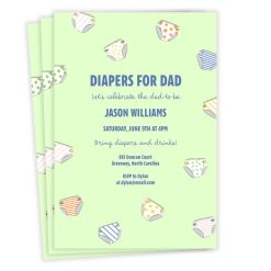 Hallmark - Diaper Party Celebration Flat Baby Shower Invitation