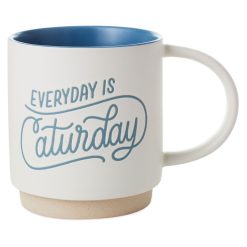 Hallmark - Everyday Is Caturday Mug, 16 oz.