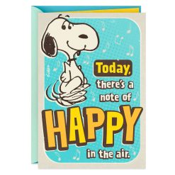 Hallmark - Peanuts A Note of Happy Musical Birthday Card