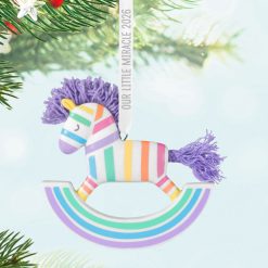 Alternative view of Hallmark - Our Little Miracle 2026 Porcelain and Fabric Ornament