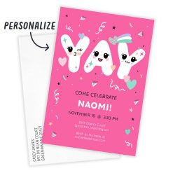Alternative view of Hallmark - Yay Cutie Flat Birthday Invitation