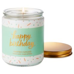 Alternative view of Hallmark - Happy Birthday Scented Single-Wick Jar Candle, 7 oz.