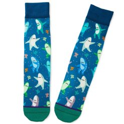 Hallmark - Dancing Sharks Fun Crew Socks