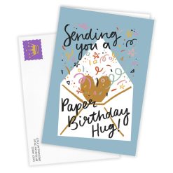 Alternative view of Hallmark - Paper Hug Custom Birthday Card