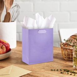 Alternative view of Hallmark - 6.5" Solid Lavender Small Gift Bag