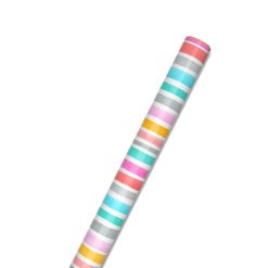 Alternative view of Hallmark - Painted Watercolor Stripes Wrapping Paper Roll, 20 sq. ft.