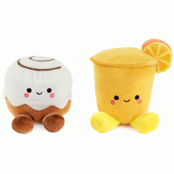 Alternative view of Hallmark - Better Together Cinnamon Roll and Orange Juice Magnetic Plush Pair, 5