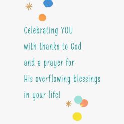 Alternative view of Hallmark - Celebrating You With Thanks to God Religious Birthday Card
