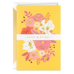Hallmark - Beautiful Day Flower Bouquet Birthday Card